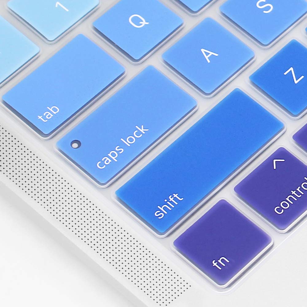 Amazon.com: ProElife Blue Gradient Keyboard Cover Ultra Thin